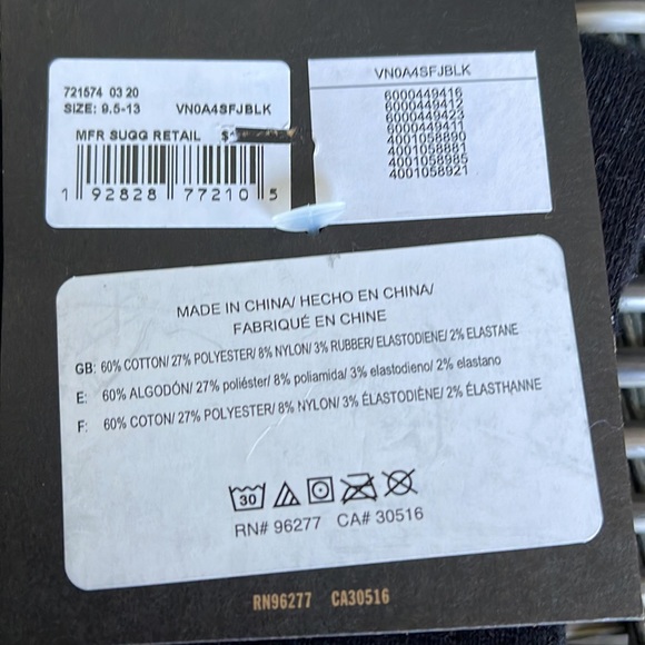 VANS “Off The Wall” Men’s socks - Picture 6 of 10